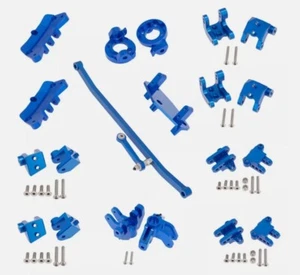 DIY Aluminum Alloy Full Set For 1/8 LOSI LMT 4WD Monster Truck Steering Tie Rods - Picture 1 of 12