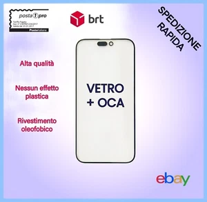 VETRO + OCA RIGENERAZIONE IPHONE 15 14 13 12 11 X XS / pro pro max - Zdjęcie 1 z 2