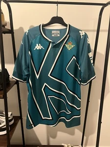 Camicia Uomo Kappa Real Betis 4° Quarto 2020-21 XL NUOVA CON ETICHETTE PREZZO AL PUBBLICO £80 Rara Originale - Foto 1 di 9