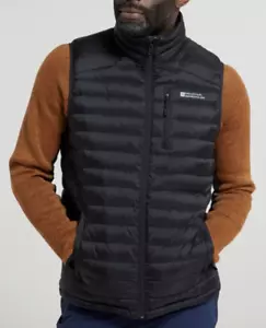 Mountain Warehouse Henry ll Extreme Mens Black Down Padded Gilet 028158.   B28 - Picture 1 of 6