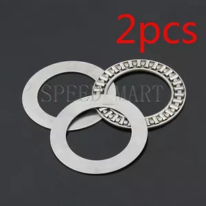 2 PIEZAS AXK3047 Rodamiento de Aguja de Empuje con Dos Lavadoras 30mm x 47mm x 2mm - Imagen 1 de 3