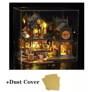 2014 DIY Big Dollhouse Wooden Miniature Furniture Set for Children Birthday Gift - Picture 1 of 4