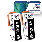 2X 410 Xl Black Ink Cartridge For Epson Expression Xp830 Xp640 Xp530 Xp630 Xp635