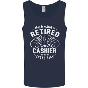 This Is What A Retirado Cajero Looks Like Hombre Camiseta sin Mangas - Imagen 1 de 11