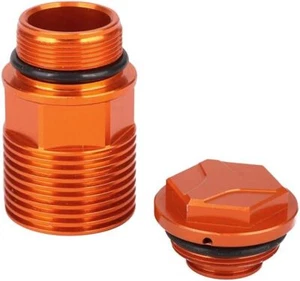 Tapa Depósito Fluido Aluminio Naranja Cubierta Trasera Nuevo Ajuste para 125 SX 2004-2016 - Imagen 1 de 4