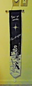 Christmas Bell Pull Tapestry With Lights "Star Of Wonder" "Star Of Night" - Picture 1 of 4