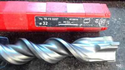 HILTI Hammer Drill Bit, TE-YX 32/37 SDS Max, 250mm Working Length - Image 1 of 2