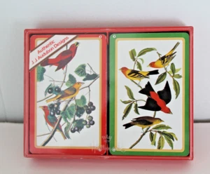 Tarjetas de juego Hallmark Audubon American Tagers Bridge recubiertas de plástico con caja - Imagen 1 de 7