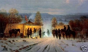G. Harvey (DECISION AT DAWN)  33 1/4" x 20 Edition 19/1950 1993 Mint Condition - Picture 1 of 5