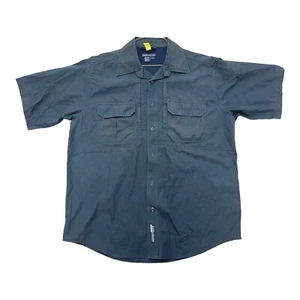 511 Tactical Series Short Sleeve Shirt Men’s Blue Button Up Vented Size Large - Picture 1 of 3
