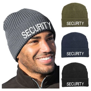 Custom Embroidery Security Acrylic Hat Beanie Event Safety Guard Hat - Picture 1 of 5