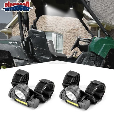 2PCS UTV LED Dome Light Interior for Polaris General Honda Pioneer Kubota Yamaha - Image 1 of 4