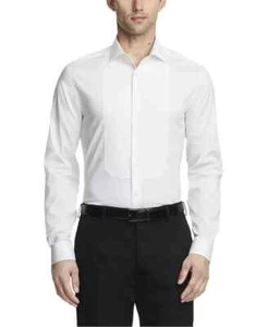 Calvin Klein Mens Regular Fit Stretch Wrinkle Free Shirt White Choose Your Size - Picture 1 of 6