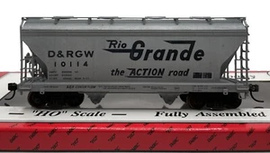 HO INTERMOUNTAIN 46504-43 ACF CENTERFLOW 2 BAY HOPPER RIO GRANDE D&RGW WEATHERED - Picture 1 of 4