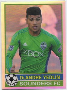 2014 (SOUNDERS) Topps Chrome MLS '76-77 Footballer Mini #7677DY DeAndre Yedlin