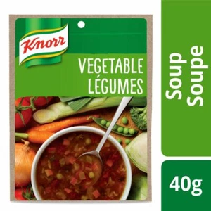 6 X Knorr Vegetable Soup Mix 40g EACH - Canada - FRESH & DELICIOUS - Fast Ship! - Picture 1 of 1
