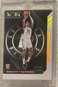 BENNEDICT MATHURIN 2022 NOIR HOLO SILVER RC /49 Association Edition
