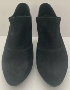 Aquatalia by Marvin K Black Suede Bootie Pump Shoe Size 9 - Picture 1 of 9