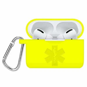 Affinity Bands First Responder EMT Engraved Neon Apple Airpods Pro Case Cover - Picture 1 of 7