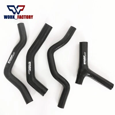 Black Radiator Silicone Hose for 1985-1988 Honda CR500R CR500 R 1986 1987 85 88 - Imagem 1 de 4