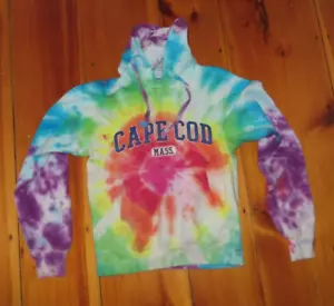 Felpa con cappuccio Cuffy's CAPE COD tintura pullover XS - Foto 1 di 3