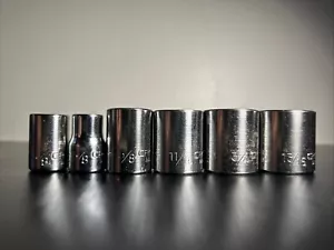 -EE- Series Craftsman 6 Sockets 3/8, 5/8, 11/16, 3/4, 13/16, Double Square 3/8 - Bild 1 von 6