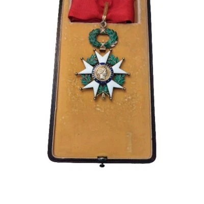 Croix de Commandeur de la Légion d'Honneur 3ème République 1870 avec écrin AB - Photo 1/4