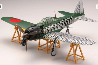TAKARA JAPAN ZERO FIGHTER Type 52 with pilot stand pisition 1/48 plane model kit - Image 1 of 4