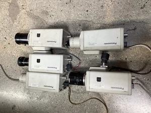 Set of 5 Panasonic WV-CP214 CCTV Color Digital Video Surveillance Cameras Gray - Picture 1 of 7