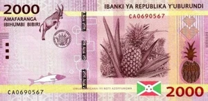 Burundi billet neuf de 2000 francs pick 52 a UNC - Bild 1 von 2