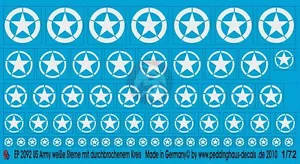 Peddinghaus 1/72 US Army Stars WWII (Invasion - Broken Circle) (Blanco) 2092 - Imagen 1 de 1