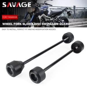 Wheel Fork Slider Disc Swingarm Guard For YAMAHA MT 09 TRACER 900/GT XSR900 FZ09 - Picture 1 of 7