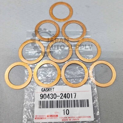 OEM GENUINE TOYOTA 4RUNNER FJ TACOMA DIFFERENTIAL DRAIN PLUG WASHER GASKET SET - Image 1 of 4