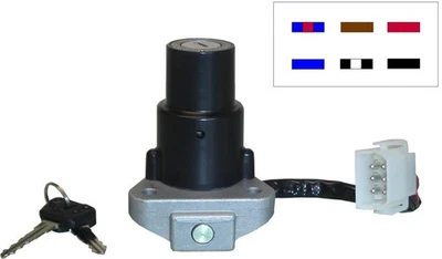 Interruptor de encendido para Yamaha XT 600 ZE Tenere 1987 (1VJ) (arranque eléctrico) Foto 1 de 4