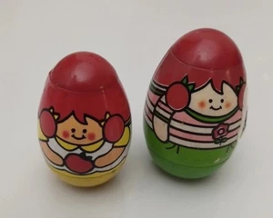 2 Vintage 1970s Girl Weebles Wobbles But They Don't Fall Down 1 flawed + 1 HTF👀 - Bild 1 von 10
