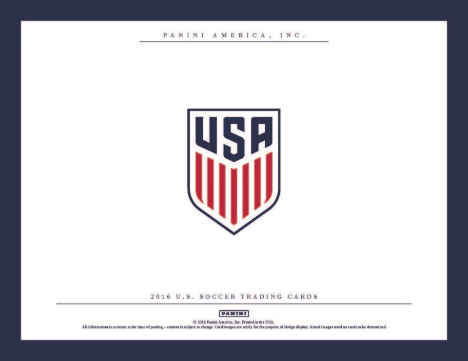 2016 Panini USA Soccer Women or Mens Team Box Set Base or Holo Pick From List - Image 1 of 1