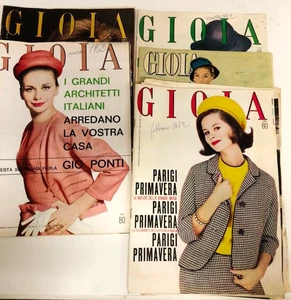 Riviste Gioia moda femminile anni 50 60 vintage collezione costume d’epoca - Imagen 1 de 6