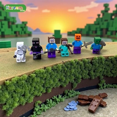 Juego de bloques de construcción MY WORLD Adventure - 18 piezas con caballos y personajes 🐴✨ Foto 1 de 4