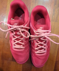 Babolat SFX3 All Court Size 10 Tennis Sport Shoes Trainers pink Womens Preloved - Picture 1 of 17