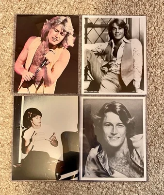 Andy Gibb Lot Of Four 8x10 Photos With Plastic Protectors 1978 Vintage - Image 1 of 4