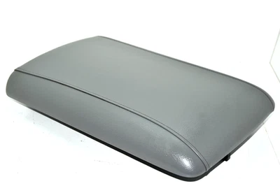 💎 2003-2006 Ford Expedition console central couro apoio de braço tampa capa cinza fabricante de equipamento original - Imagem 1 de 4