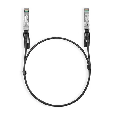 TP-LINK DEUTSCHLAND GMBH Cavo TP-Link 1m SFP+ 10 Gbps DAC Nero Intervallo di Temperatura 0-70°C Stoccaggio -4