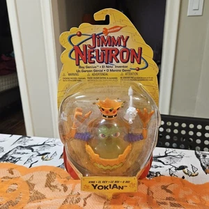 Jimmy Neutron Boy Genius King Yokian Action Figure 2001 Nickelodeon Mattel Vtg - Bild 1 von 8
