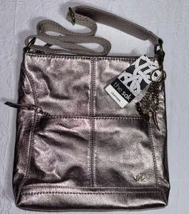 The Sak Umhängetasche Metallic Bronze Pyrit Lucia Leder Crossbody (107528) - Bild 1 von 16