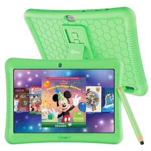 Contixo K102 Kids Tablet 2GB RAM 32GB Storage Green Disney Ebooks Preinstalled - Picture 1 of 9