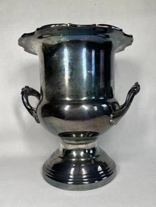 Cubo de hielo Leonard Silverplate Champagne - Vintage - Grande - 10” de alto, 9” de ancho - Imagen 1 de 7