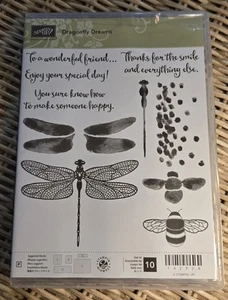 Stampin' Up! Photopolymer Stamp Set - Dragonfly Dreams THANKS FOR YOUR SMILE... - Picture 1 of 5