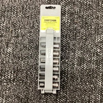 Vintage Craftsman 34448 Metric Hex Bit Socket Set 3/8” Drive USA made - Image 1 of 4