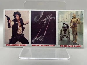 1980 Burger King Star Wars Everybody Wins Cards Han Solo Tie Fighter R2-D2 MINT - Bild 1 von 7