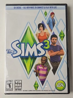 The Sims 3 For Windows and Mac DVD-ROM, 2012) EA Factory Sealed - Image 1 of 3